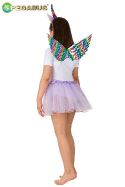 COMPLETO DANZA UNICORNO LILLA BAMBINA